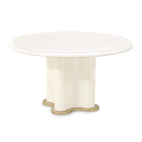 La Terrazza Creamy Pearl Round Dining Table from Michael Amini - Luna Furniture