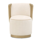 La Terrazza Creamy Pearl Vanity Chair from Michael Amini - Luna Furniture