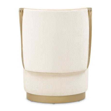 La Terrazza Creamy Pearl Vanity Chair from Michael Amini - Luna Furniture