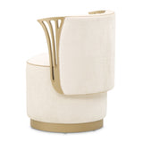 La Terrazza Creamy Pearl Vanity Chair from Michael Amini - Luna Furniture