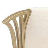 La Terrazza Creamy Pearl Vanity Chair from Michael Amini - Luna Furniture
