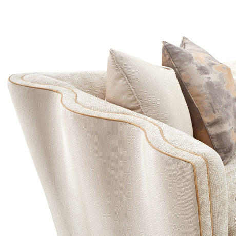 La Terrazza Light Champagne Sofa Cappuccino Light Champagne from Michael Amini - Luna Furniture