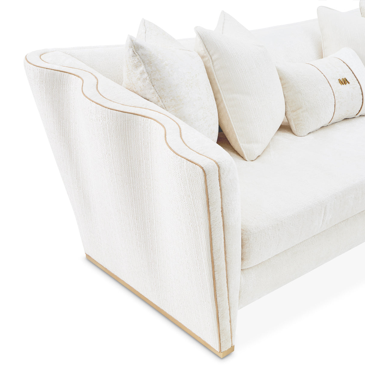 La Terrazza Light Champagne Sofa Starlight Light Champagne from Michael Amini - Luna Furniture
