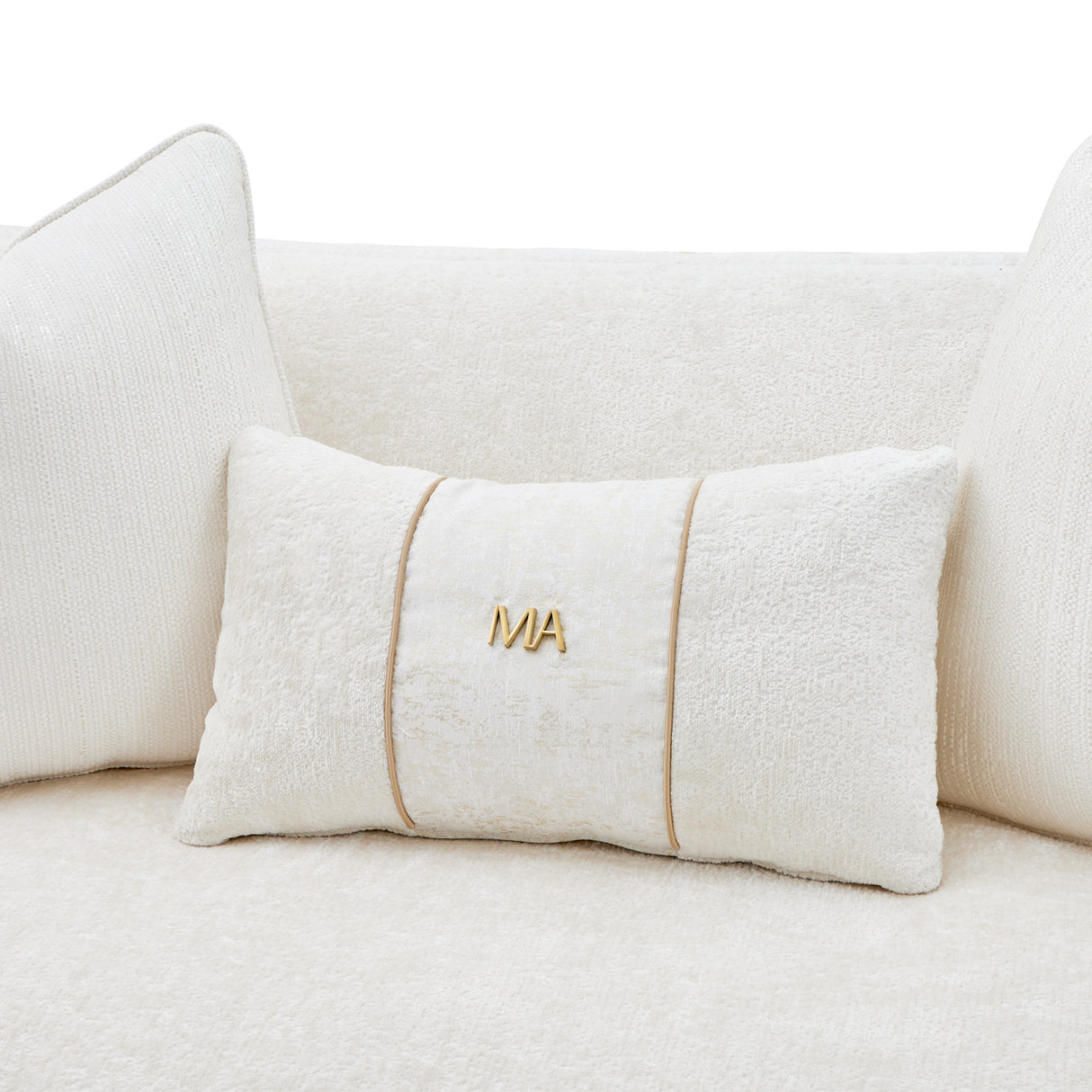 La Terrazza Light Champagne Sofa Starlight Light Champagne from Michael Amini - Luna Furniture