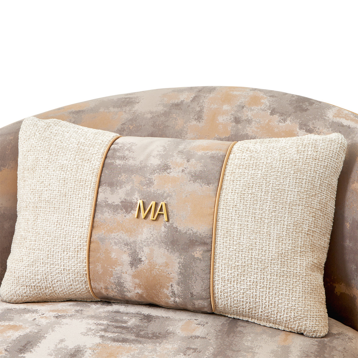 La Terrazza Light Champagne Accent Chair Cappuccino Light Champagne from Michael Amini - Luna Furniture