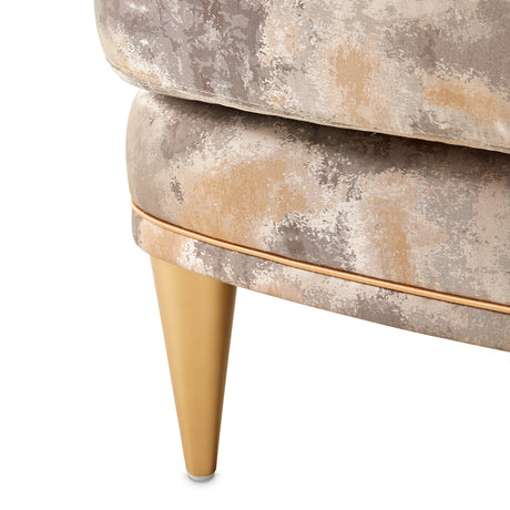 La Terrazza Light Champagne Accent Chair Cappuccino Light Champagne from Michael Amini - Luna Furniture