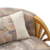 La Terrazza Light Champagne Accent Chair Cappuccino Light Champagne from Michael Amini - Luna Furniture