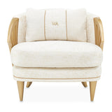 La Terrazza Light Champagne Accent Chair Starlight Light Champagne from Michael Amini - Luna Furniture