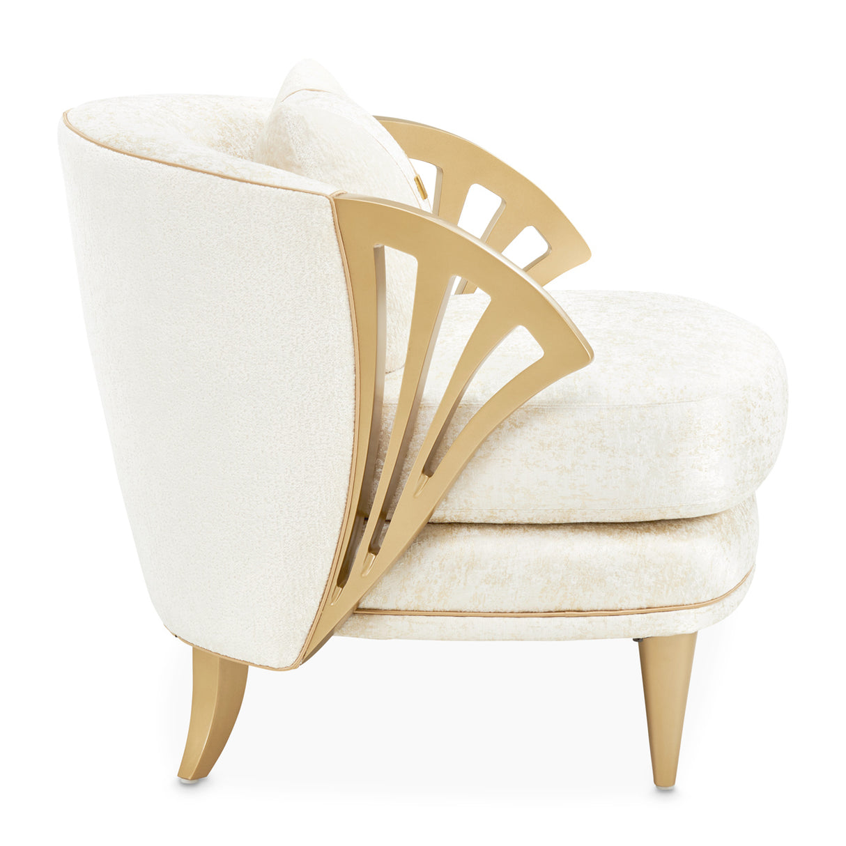 La Terrazza Light Champagne Accent Chair Starlight Light Champagne from Michael Amini - Luna Furniture