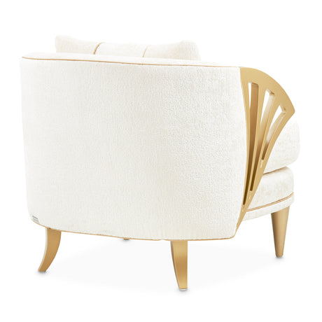 La Terrazza Light Champagne Accent Chair Starlight Light Champagne from Michael Amini - Luna Furniture