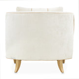 La Terrazza Light Champagne Accent Chair Starlight Light Champagne from Michael Amini - Luna Furniture