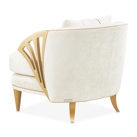 La Terrazza Light Champagne Accent Chair Starlight Light Champagne from Michael Amini - Luna Furniture