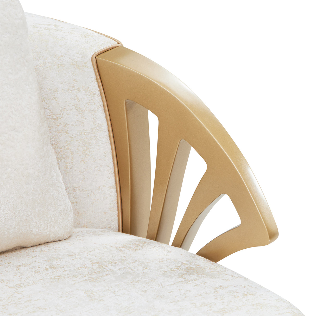 La Terrazza Light Champagne Accent Chair Starlight Light Champagne from Michael Amini - Luna Furniture