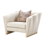 La Terrazza Light Champagne Matching Chair Cappuccino Light Champagne from Michael Amini - Luna Furniture