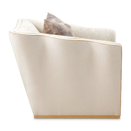 La Terrazza Light Champagne Matching Chair Cappuccino Light Champagne from Michael Amini - Luna Furniture