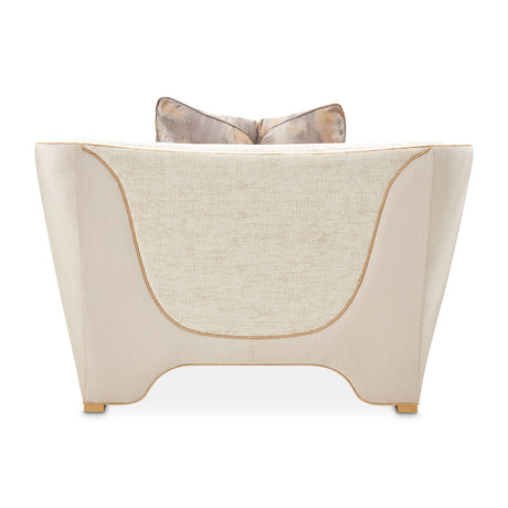 La Terrazza Light Champagne Matching Chair Cappuccino Light Champagne from Michael Amini - Luna Furniture