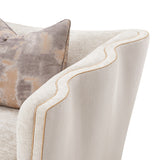 La Terrazza Light Champagne Matching Chair Cappuccino Light Champagne from Michael Amini - Luna Furniture