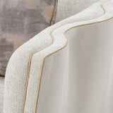 La Terrazza Light Champagne Matching Chair Cappuccino Light Champagne from Michael Amini - Luna Furniture