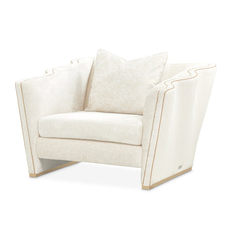 La Terrazza Light Champagne Matching Chair Starlight Light Champagne from Michael Amini - Luna Furniture