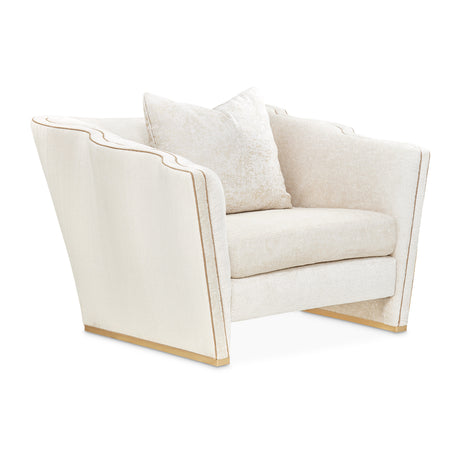 La Terrazza Light Champagne Matching Chair Starlight Light Champagne from Michael Amini - Luna Furniture