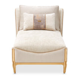 La Terrazza Light Champagne Chaise Cappuccino Light Champagne from Michael Amini - Luna Furniture
