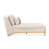 La Terrazza Light Champagne Chaise Cappuccino Light Champagne from Michael Amini - Luna Furniture