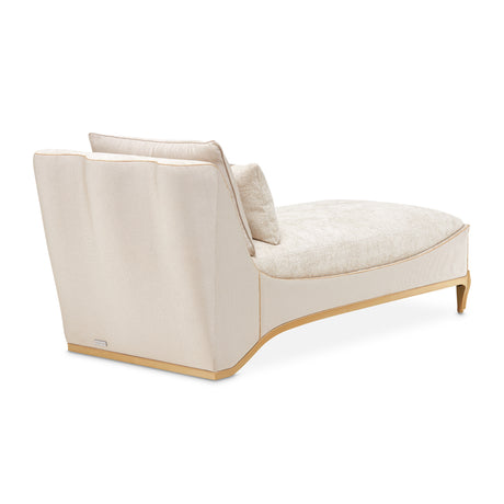 La Terrazza Light Champagne Chaise Cappuccino Light Champagne from Michael Amini - Luna Furniture