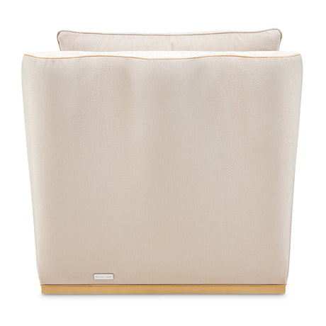La Terrazza Light Champagne Chaise Cappuccino Light Champagne from Michael Amini - Luna Furniture