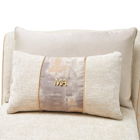 La Terrazza Light Champagne Chaise Cappuccino Light Champagne from Michael Amini - Luna Furniture