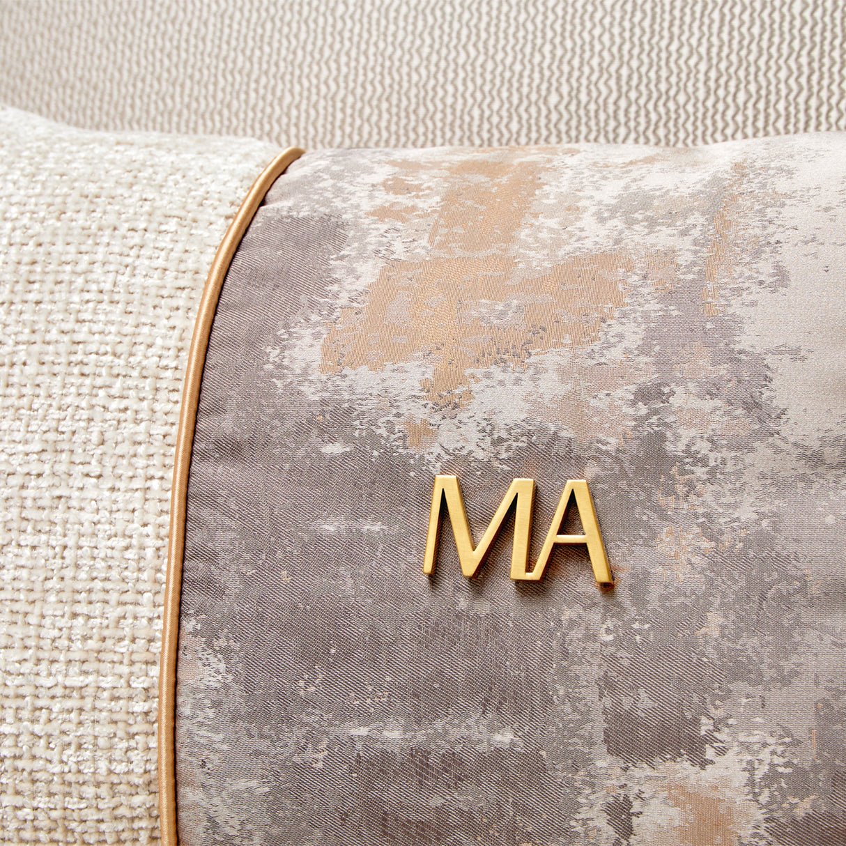 La Terrazza Light Champagne Chaise Cappuccino Light Champagne from Michael Amini - Luna Furniture