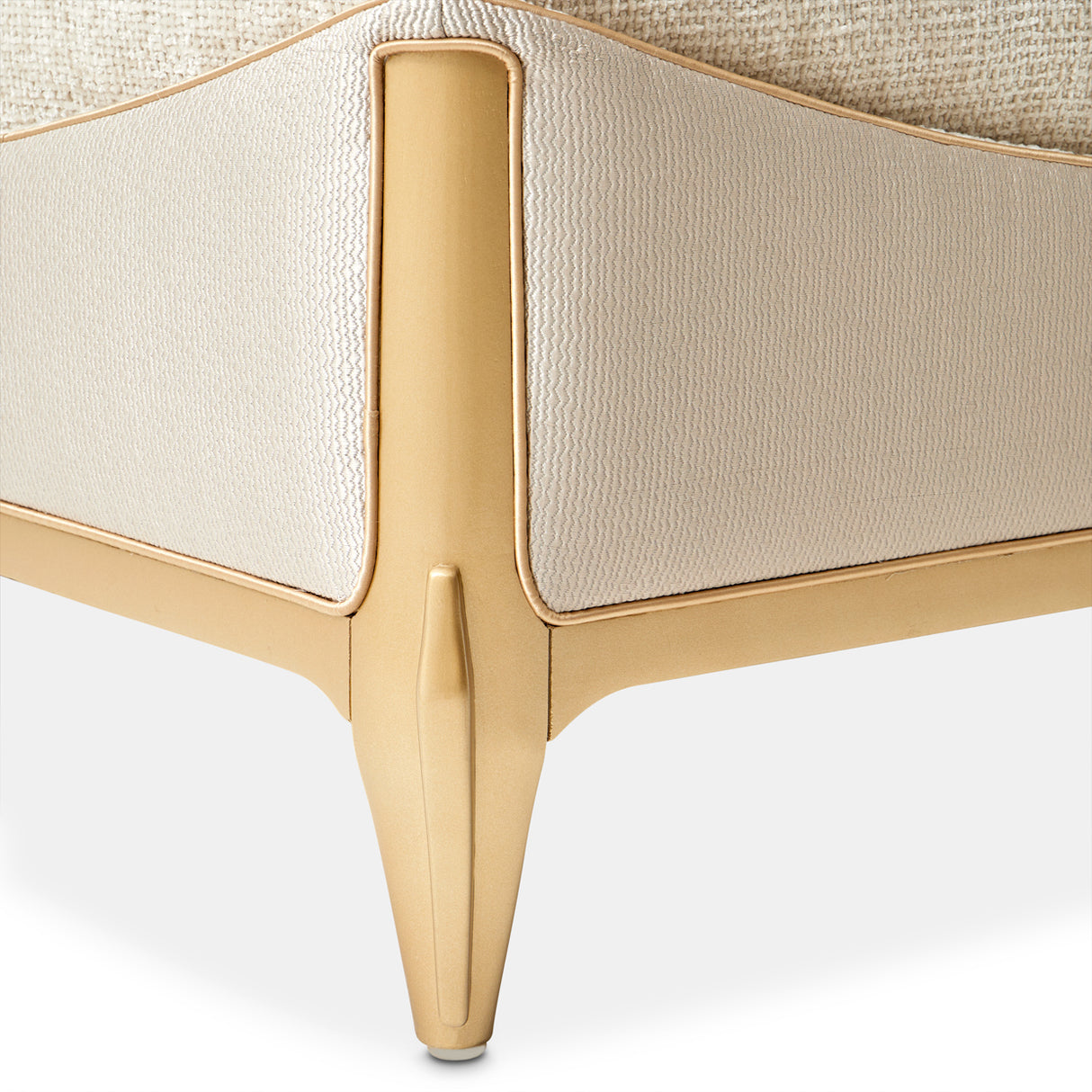 La Terrazza Light Champagne Chaise Cappuccino Light Champagne from Michael Amini - Luna Furniture