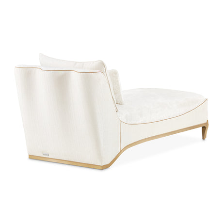 La Terrazza Light Champagne Chaise Starlight Light Champagne from Michael Amini - Luna Furniture