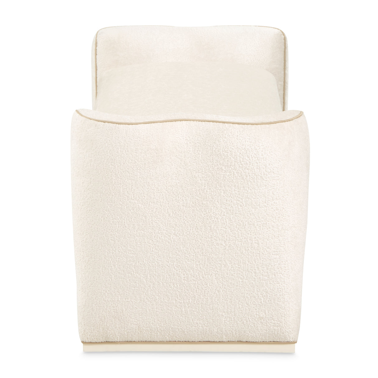 La Terrazza Creamy Pearl Bed Bench from Michael Amini - Luna Furniture