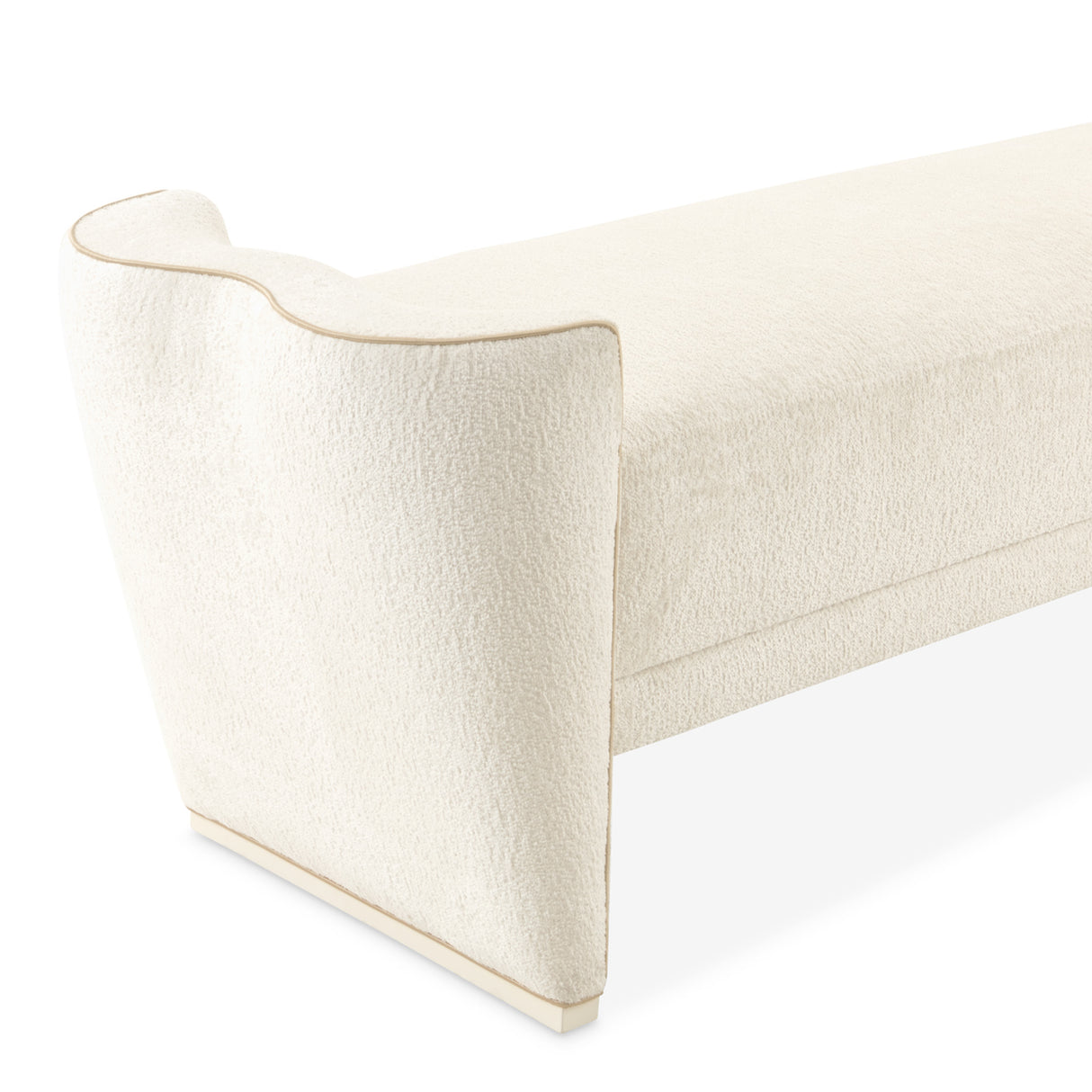 La Terrazza Creamy Pearl Bed Bench from Michael Amini - Luna Furniture