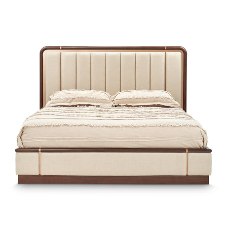 Mason Park Umber Lift Up Storage Bed from Michael Amini - Luna Furniture