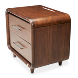Mason Park Umber Nightstand With Led Lighting from Michael Amini - Luna Furniture