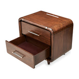 Mason Park Umber Nightstand With Led Lighting from Michael Amini - Luna Furniture