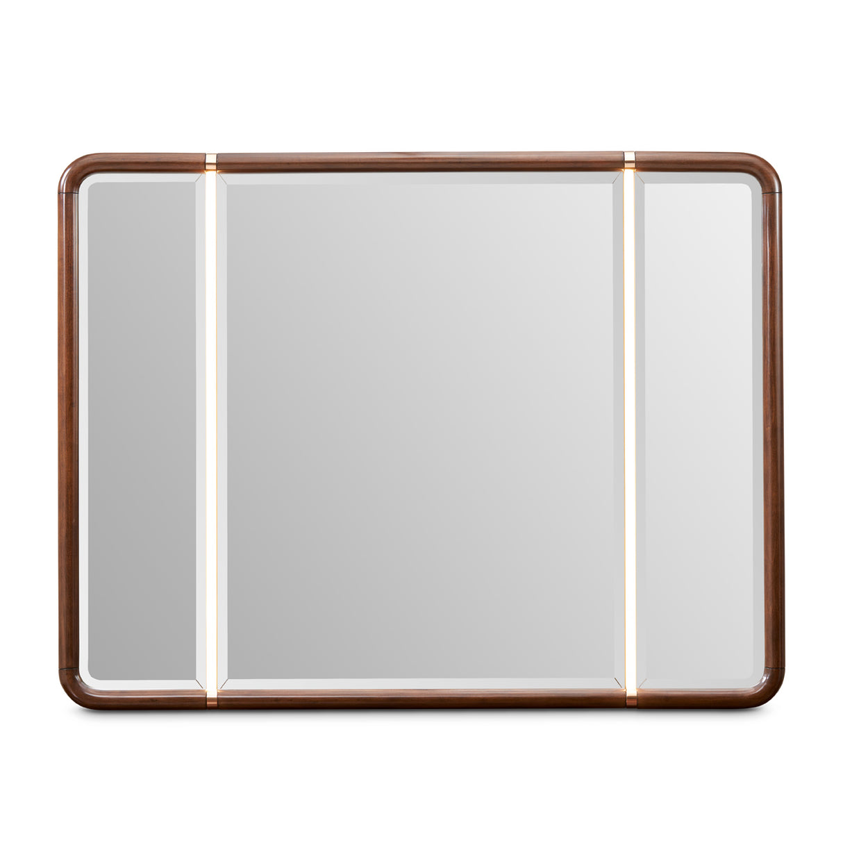 Mason Park Umber Dresser Mirror With Led Lighting from Michael Amini - Luna Furniture