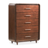 Mason Park Umber 5-drawer Chest from Michael Amini - Luna Furniture