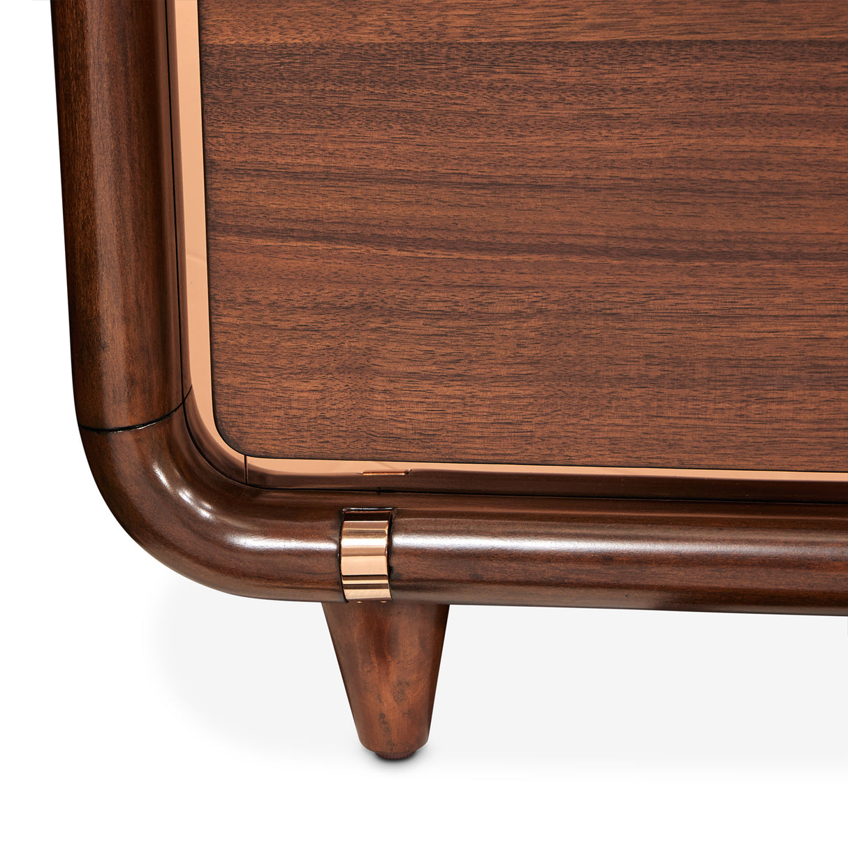 Mason Park Umber 5-drawer Chest from Michael Amini - Luna Furniture