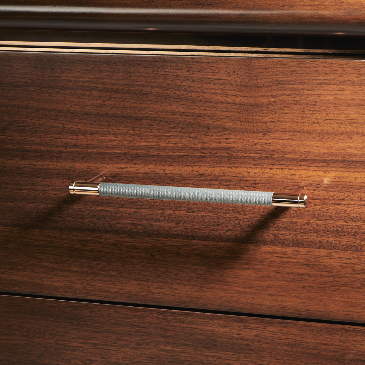 Mason Park Umber 5-drawer Chest from Michael Amini - Luna Furniture