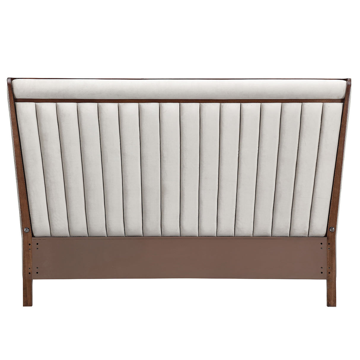 Houston Walnut Eastern King Channel Tufted Panel Bed 3pc from Michael Amini - Luna Furniture