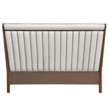 Houston Walnut Eastern King Channel Tufted Panel Bed 3pc from Michael Amini - Luna Furniture