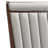 Houston Walnut Eastern King Channel Tufted Panel Bed 3pc from Michael Amini - Luna Furniture