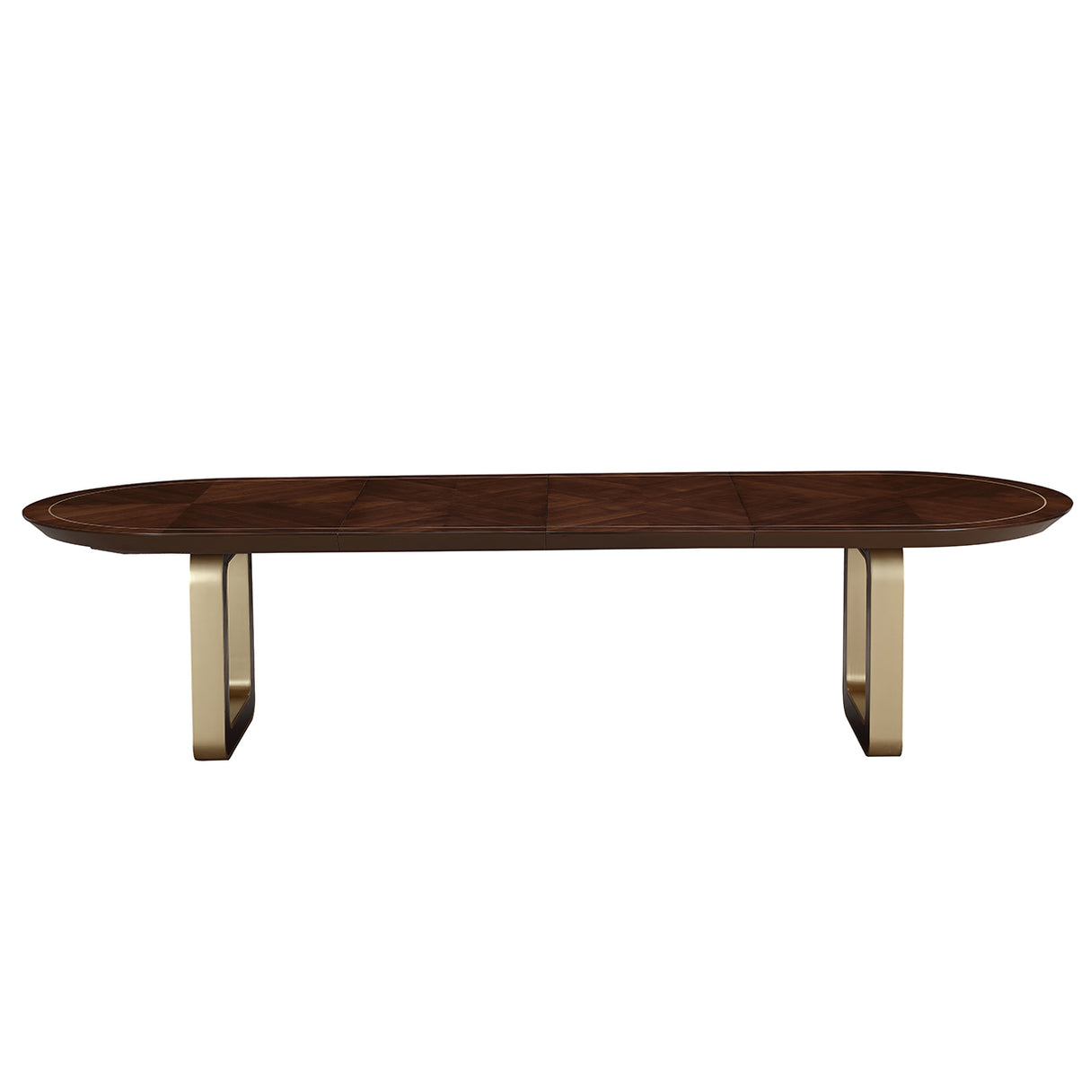 Houston Walnut Oval Dining Table from Michael Amini - Luna Furniture