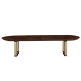 Houston Walnut Oval Dining Table from Michael Amini - Luna Furniture