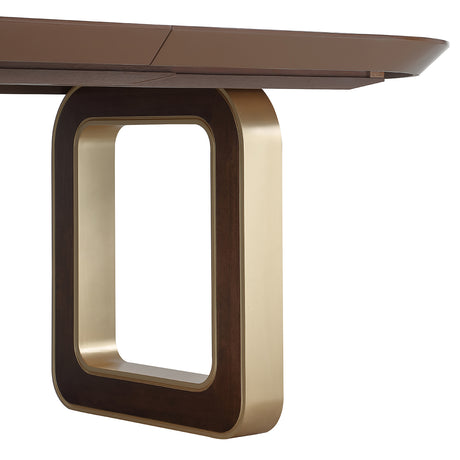 Houston Walnut Oval Dining Table from Michael Amini - Luna Furniture