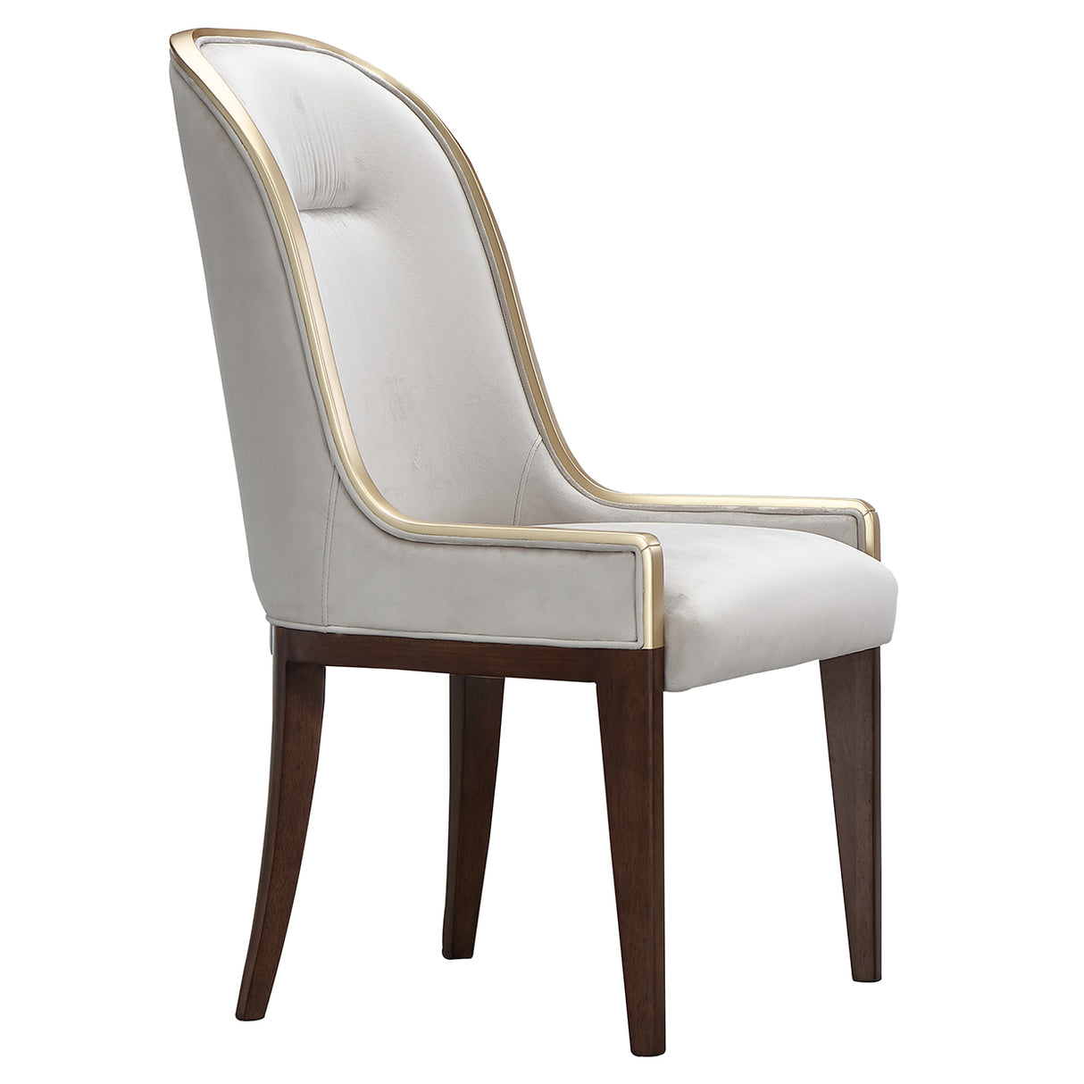 Houston Walnut Assmebled Side Chair Walnut from Michael Amini - Luna Furniture