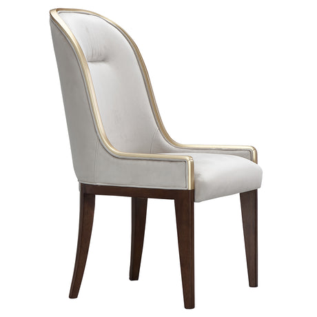 Houston Walnut Assmebled Side Chair Walnut from Michael Amini - Luna Furniture