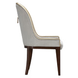 Houston Walnut Assmebled Side Chair Walnut from Michael Amini - Luna Furniture